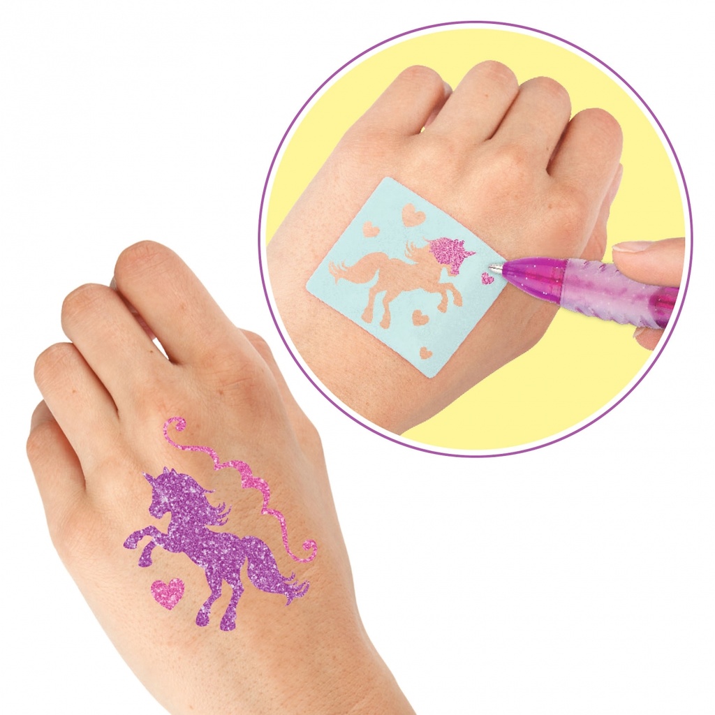 BOLIGRAFOS GEL PURPURINA PARA TATTOOS