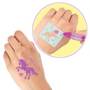 BOLIGRAFOS GEL PURPURINA PARA TATTOOS