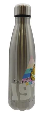 BOTELLA GARFIELD ACERO INOX.