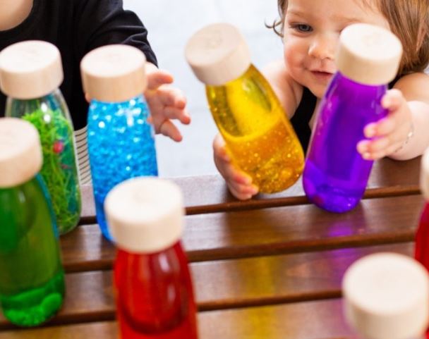 BOTELLA SENSORIAL AMARILLA