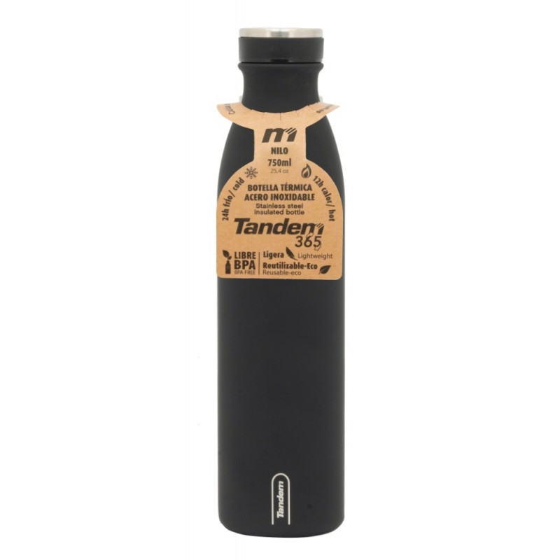 BOTELLA TANDEM 750 ML.NEGRA
