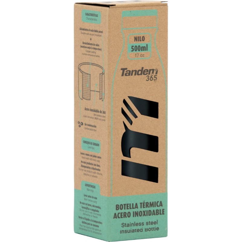 BOTELLA TANDEM AZUL MAR.500