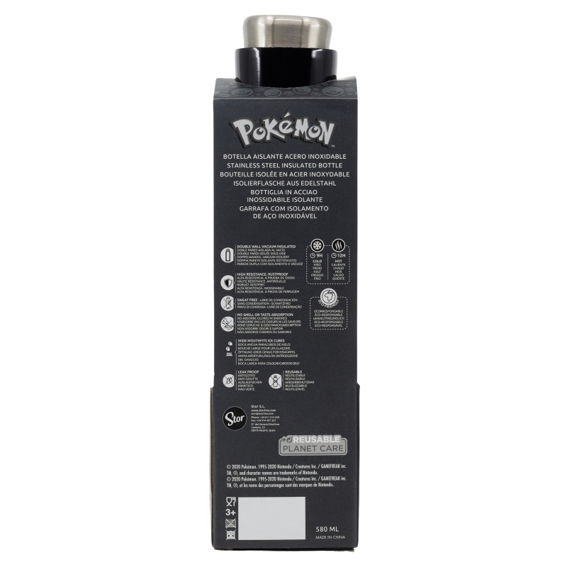 BOTELLA TERMO POKEMON 580 ML