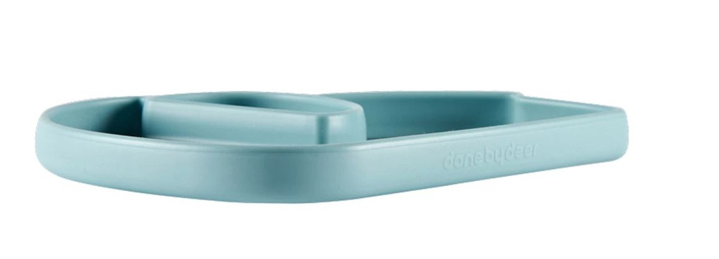 BOWL SILICONA ELEFANTE AZUL