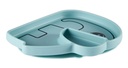 BOWL SILICONA ELEFANTE AZUL