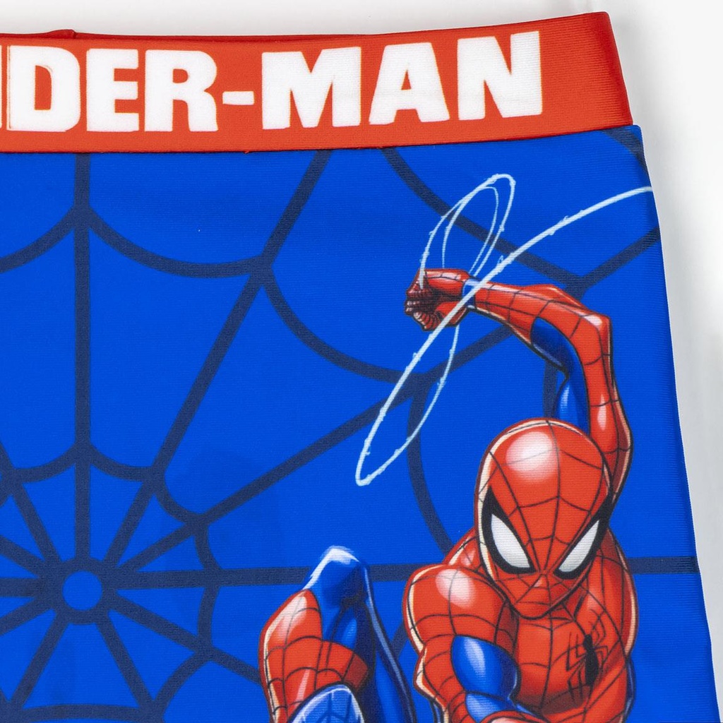 BOXER BAÑO SPIDERMAN ROJO T.5