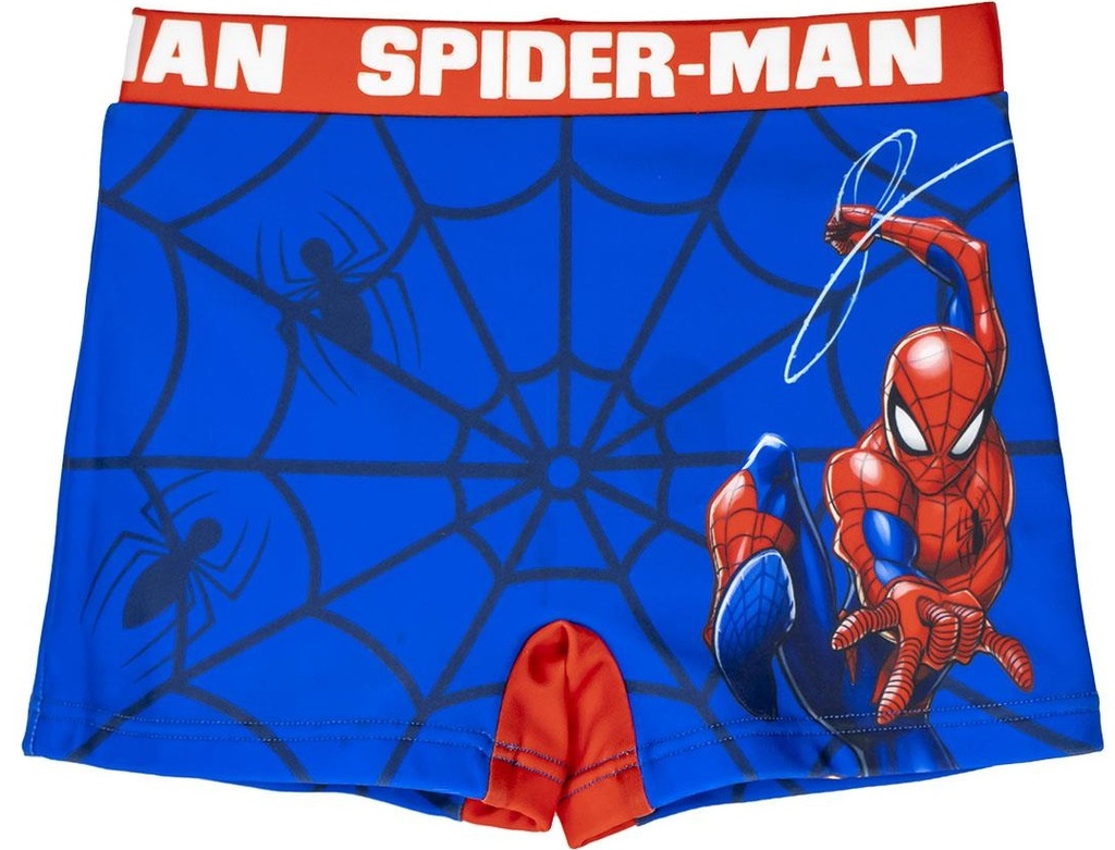 BOXER BAÑO SPIDERMAN ROJO T.5