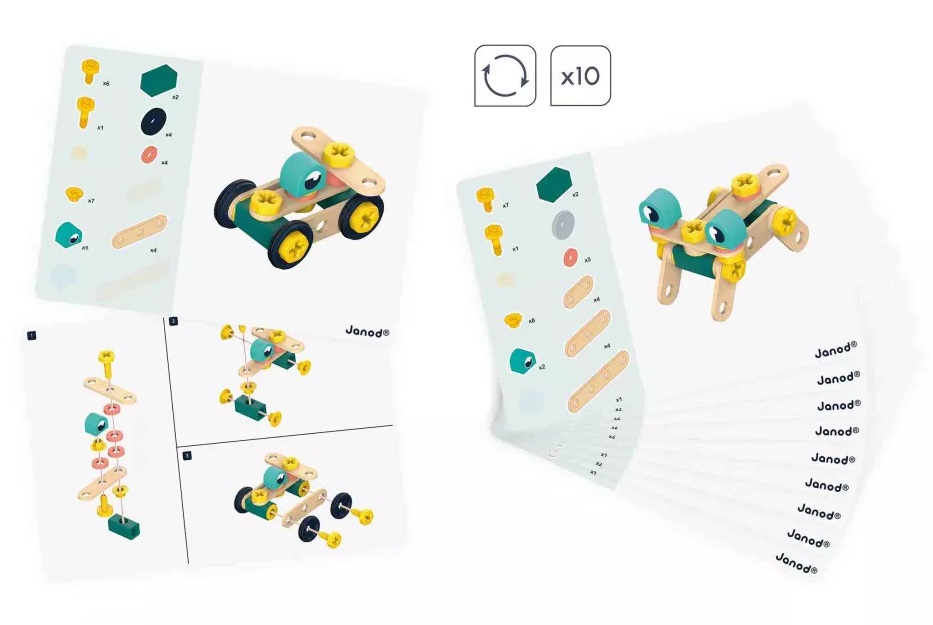 BRICO'KIDS - BOTE 50 PIEZAS