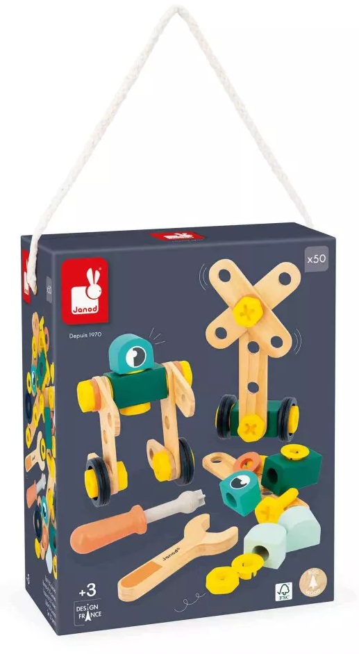 BRICO'KIDS - BOTE 50 PIEZAS