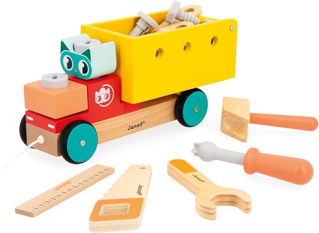 BRICO'KIDS - CAMIÓN DE TIRAR BRICOLAJE
