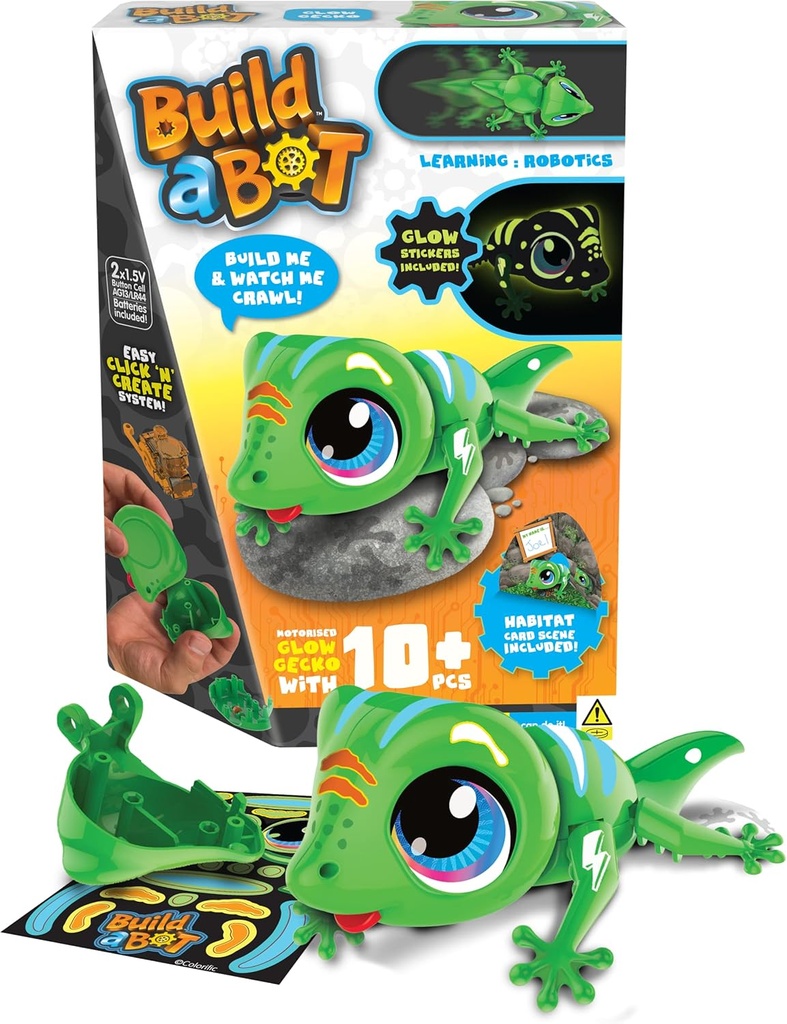 BUILD A BOT GECKO LUMINOSO