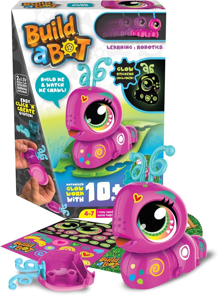 BUILD A BOT ORUGA LUMINOSA