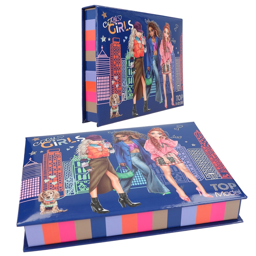 CAJA ESCRITURA CITY GIRL TOP MODEL