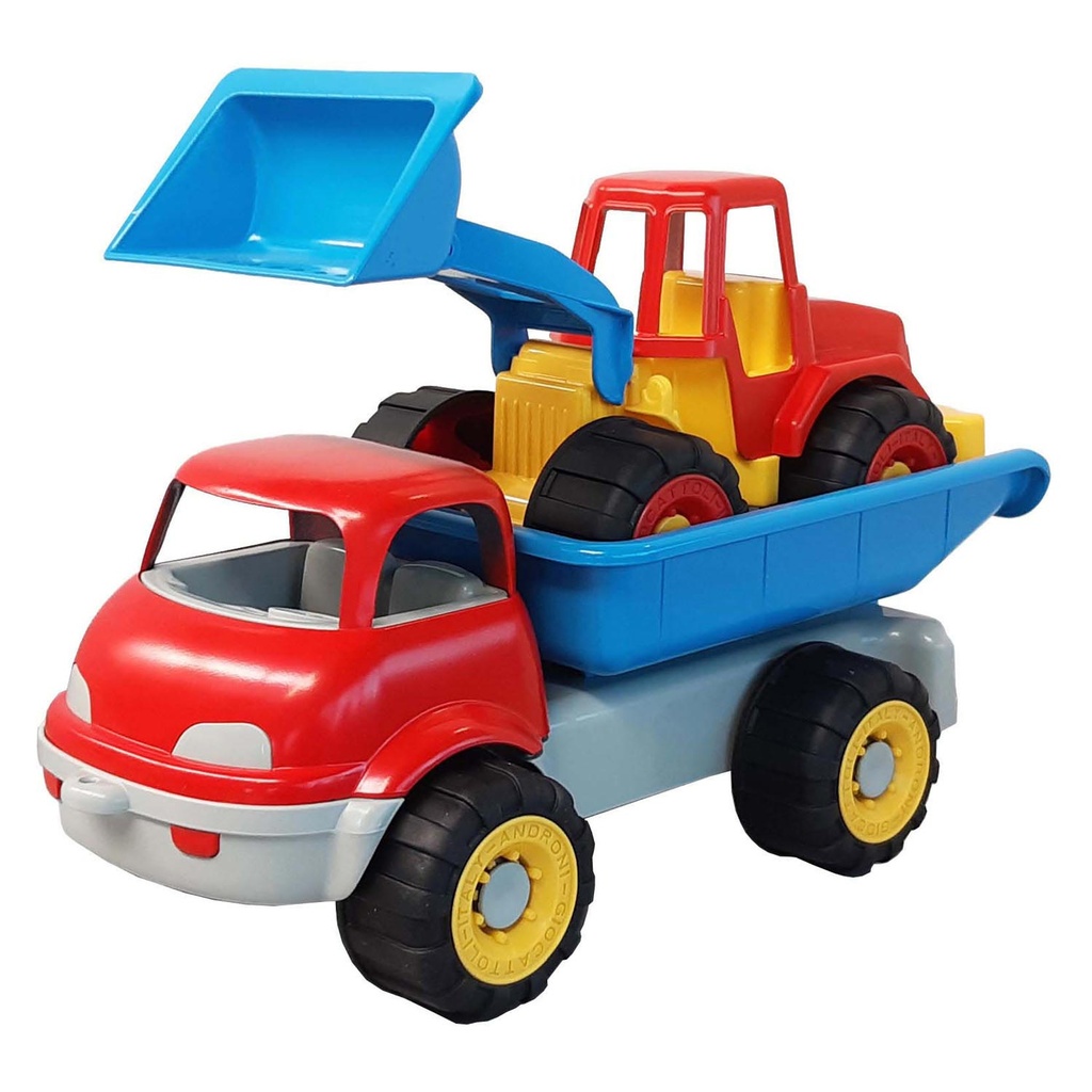 CAMION VOLQUETE C/EXCAVADORA