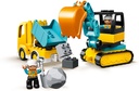 CAMION Y EXCAVADORA ORUGA