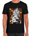 CAMISETA GOKU MANO NEGRA T.S