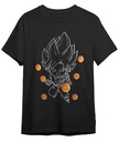 CAMISETA GOKU PEQ.BOLAS T.S