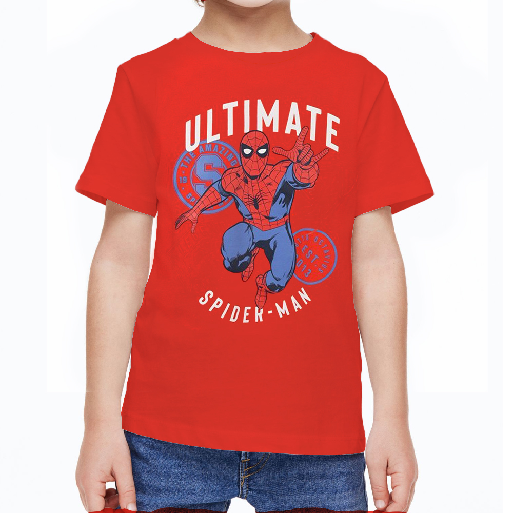 CAMISETA M/C.SPIDERMAN ROJA T3