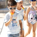 CAMISETA M/C.STITCH AZUL CL.T5