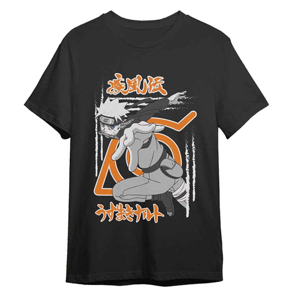 CAMISETA NARUTO DAGA NEGRO T.S