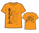 CAMISETA NARUTO NARANJA T.14
