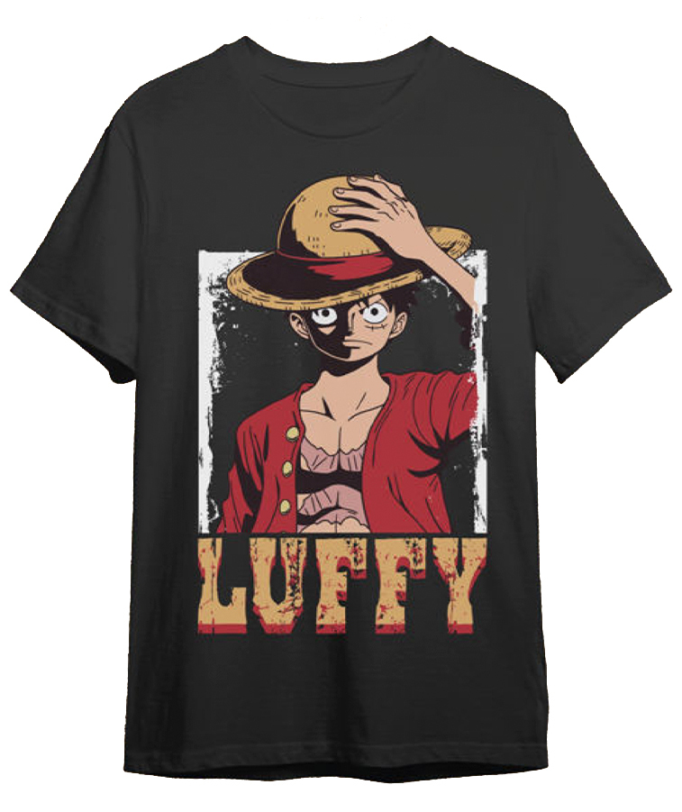 CAMISETA ONE PIECE LUFFY NEG.12