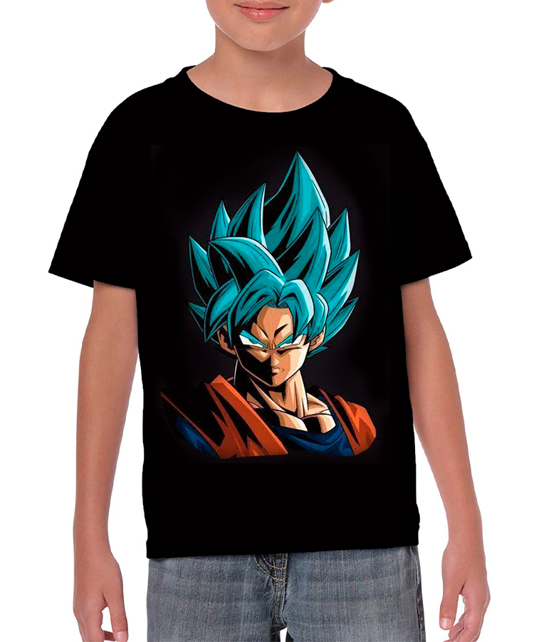 CAMISETA SON GOKU NEGRA T.8
