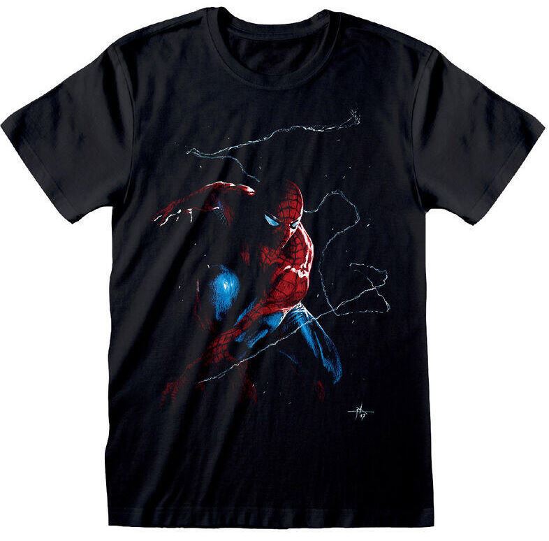 CAMISETA SPIDERMAN NEGRA T.12