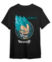 CAMISETA VEGETA NEGRA T.L