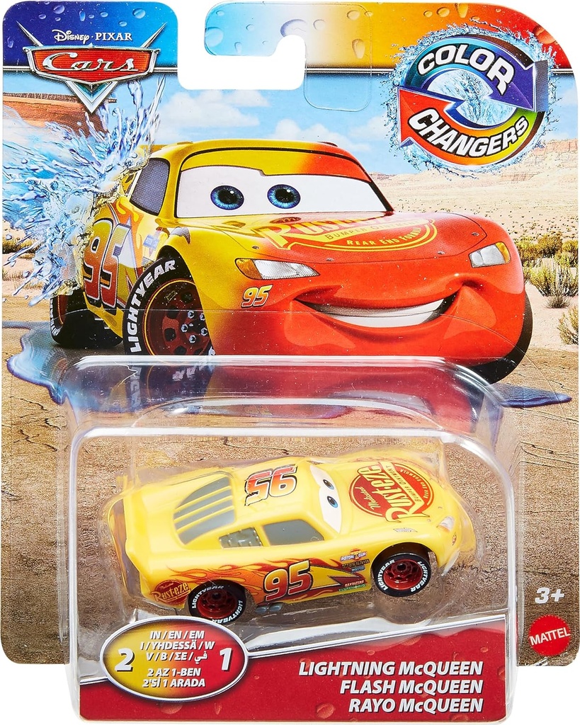 CARS CAMBIO COLOR RAYO McQUEEN