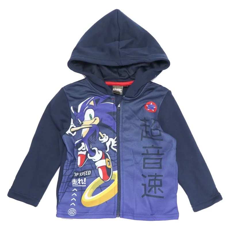 CHAQUETA CHANDAL SONIC T3 NAVY