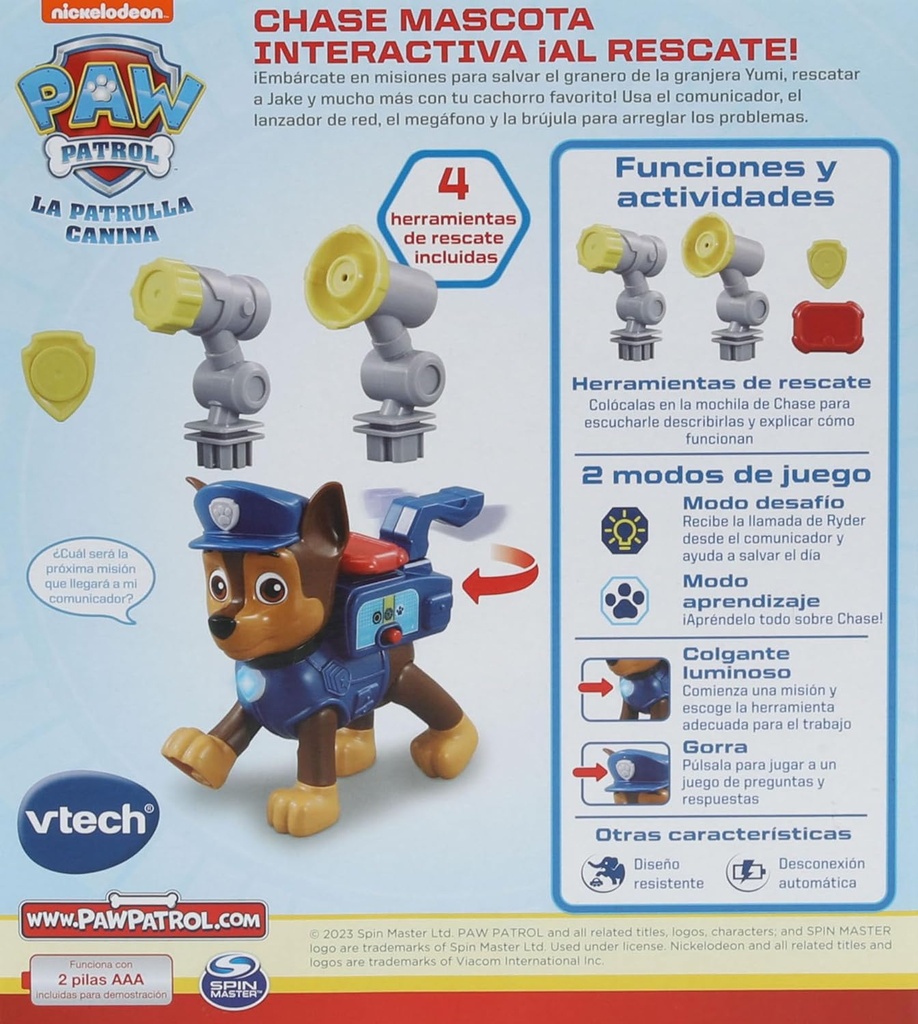CHASE MASCOTA INTERACTIVA