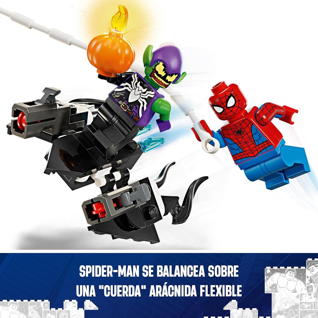 COCHE CARR.SPIDERMAN Y DUENDE