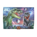 COFRE DEL TESORO DINO WORLD COD.SEC.