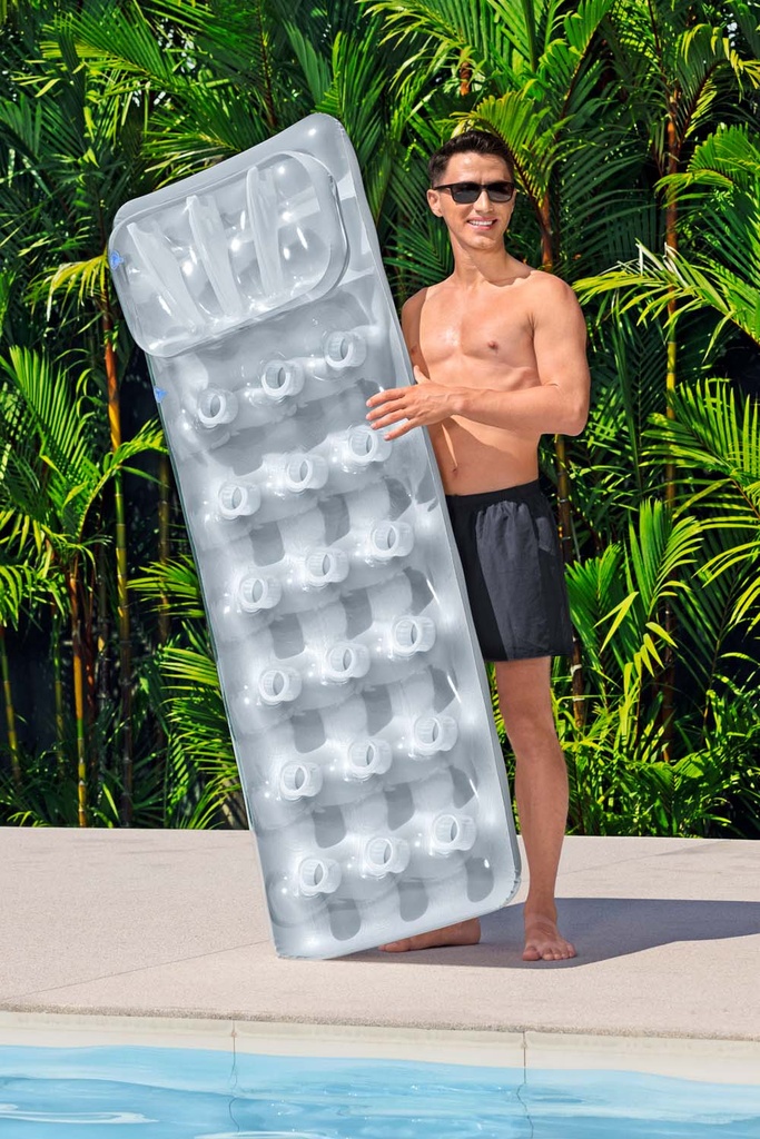 COLCHONETA PLATEADA 188x71 CM.