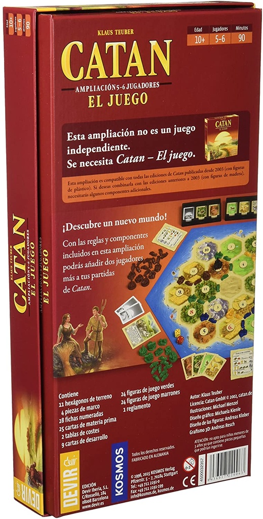 COLONOS CATAN EXP.5-6 JUG.CAST.