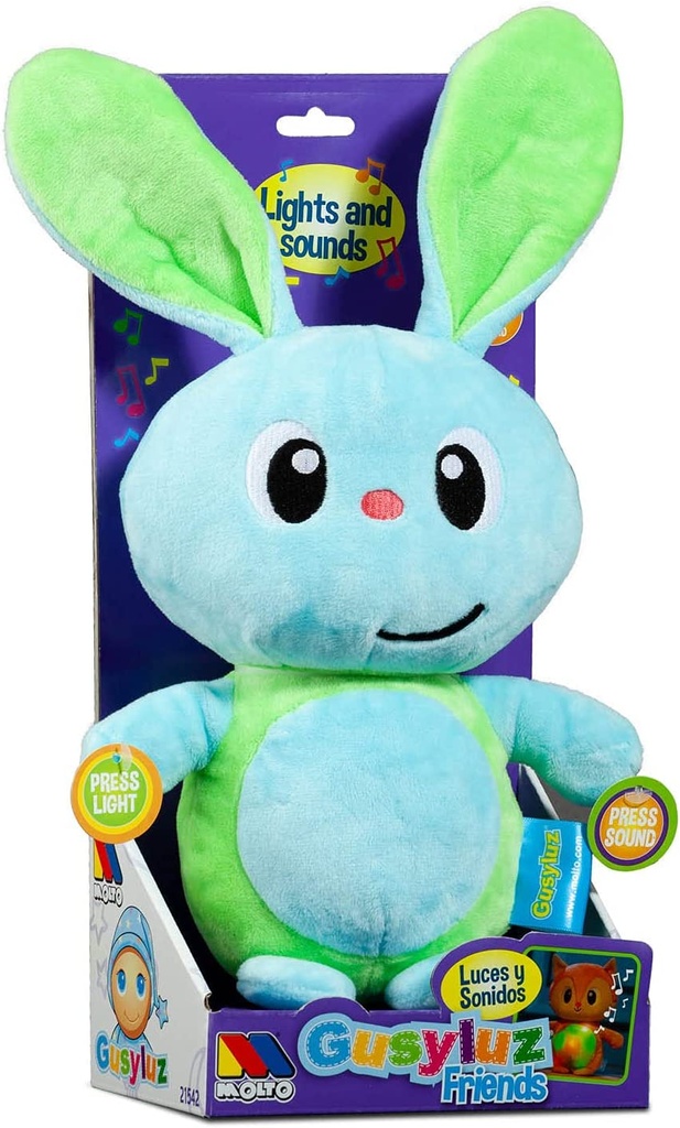 CONEJITO GUSY LUZ C/SONIDO