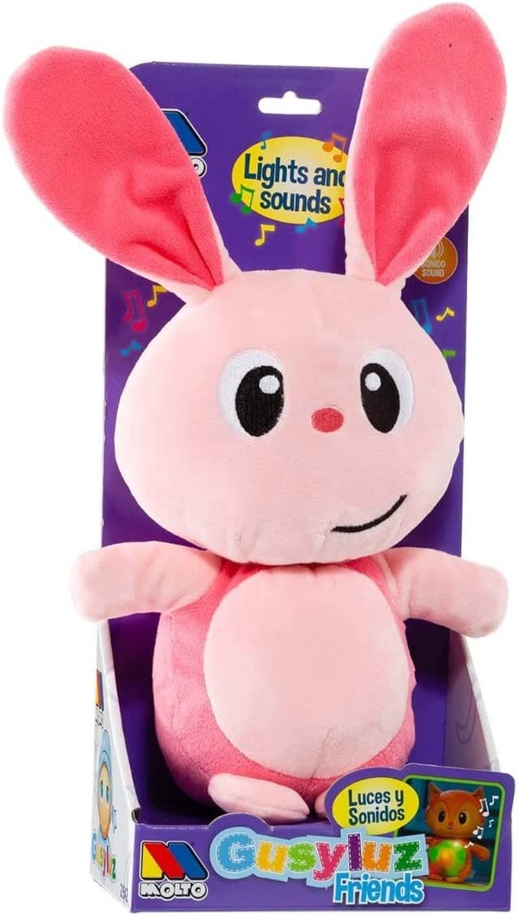 CONEJITO ROSA GUSY LUZ FRIENDS