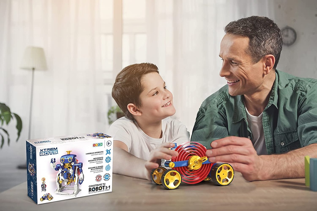 CONSTRUYE TU ROBOT 3 EN 1