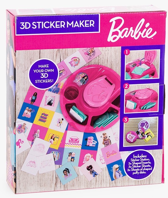 CREADOR STICKERS 3D BARBIE