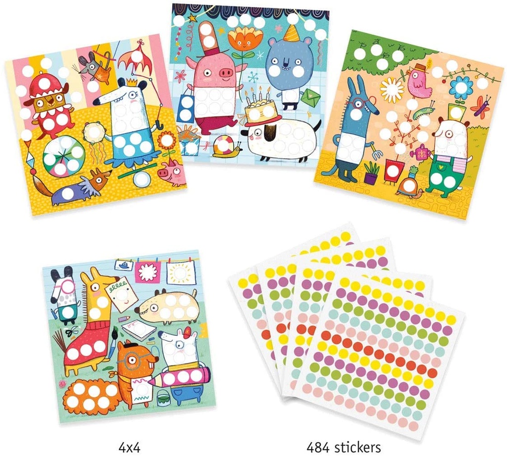 CREAR ANIMALITOS C/PEGATINAS
