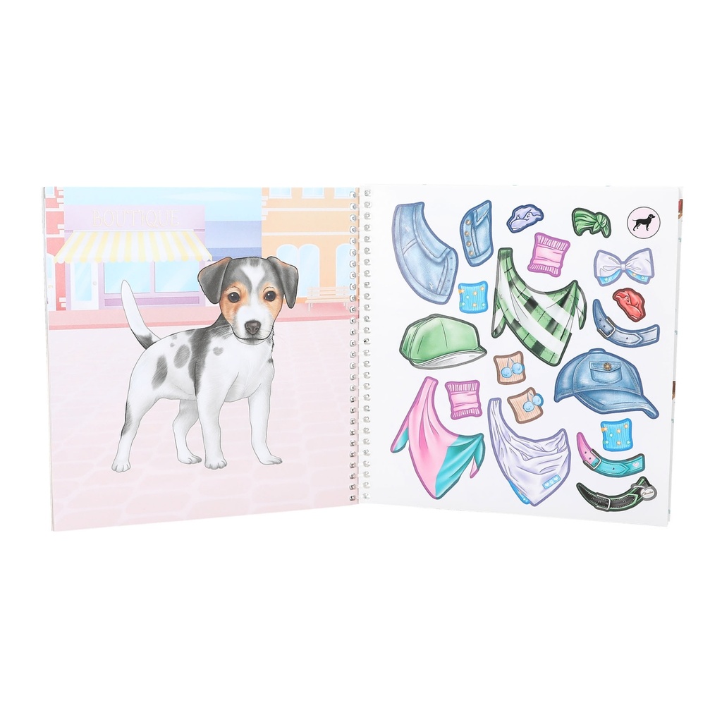 CUADERNO CALCOMANIAS DOGGY TOP MODEL