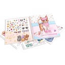 CUADERNO CALCOMANIAS DRESS ME KITTY TOP MODEL