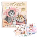 CUADERNO CALCOMANIAS DRESS ME KITTY TOP MODEL
