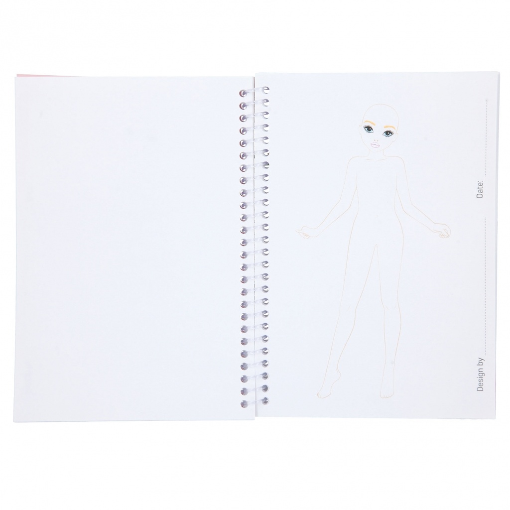 CUADERNO COLOREAR TOP MODEL