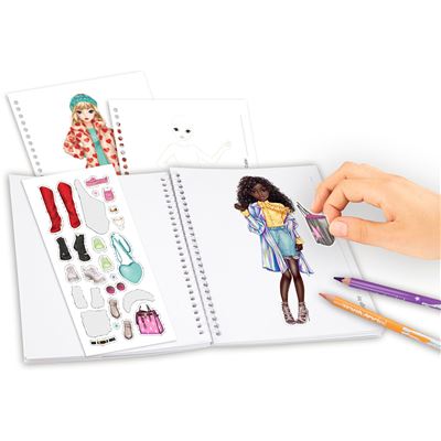 CUADERNO COLOREAR TOP MODEL