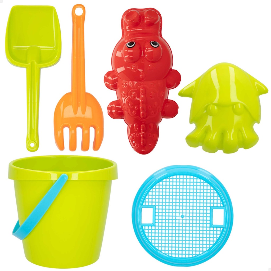 CUBO PLAYA 18CM.+PALAS+MOLDES