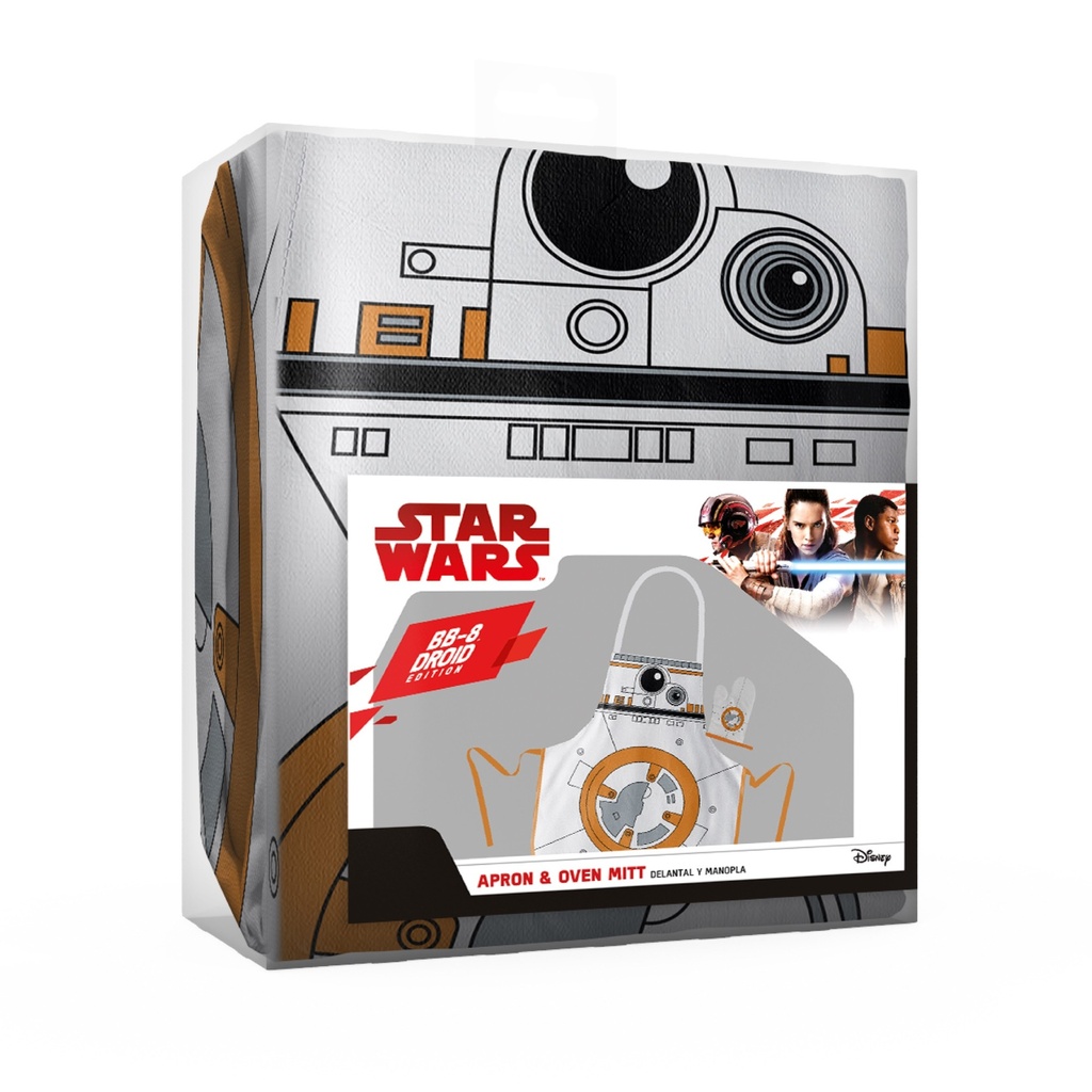 DELANTAL+MANOPLA BB-8 S.W.