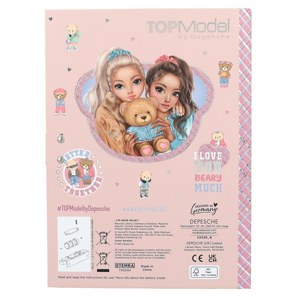 DIARIO TEAM TEDDY TOP MODEL