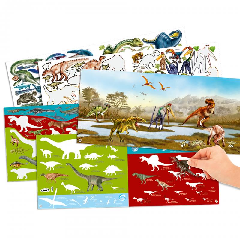 DINO WORLD STICKER FUN